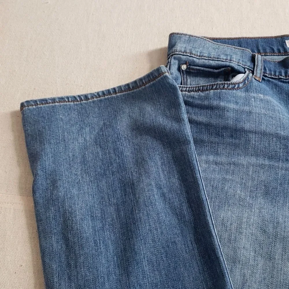 Else Women's Blue Jeans Boot Cut Flare Long Length Western Riding Hippie Boho